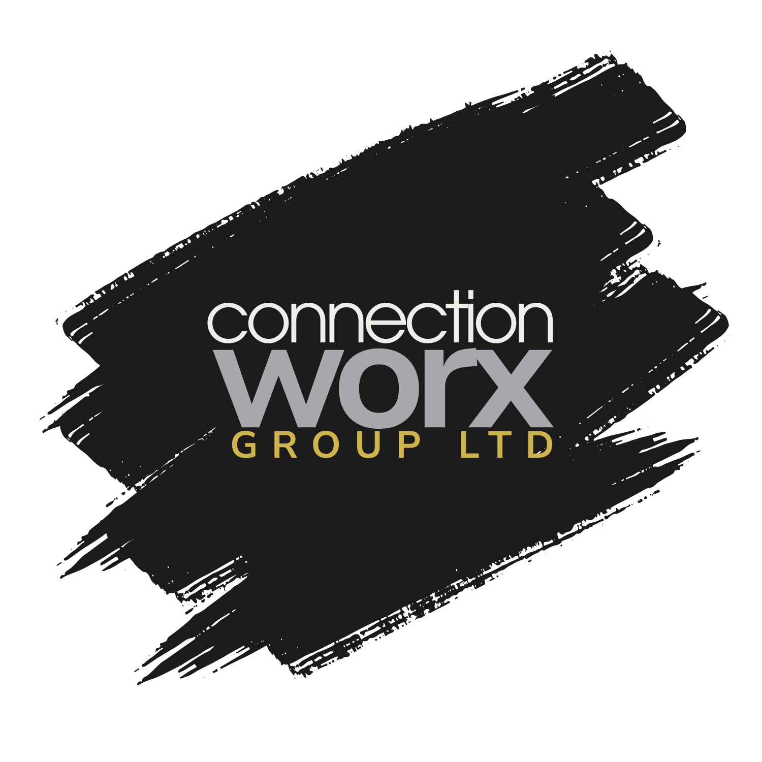 Connection Worx Group Ltd Brush Logo Connection Worx Group Ltd Brush Logo